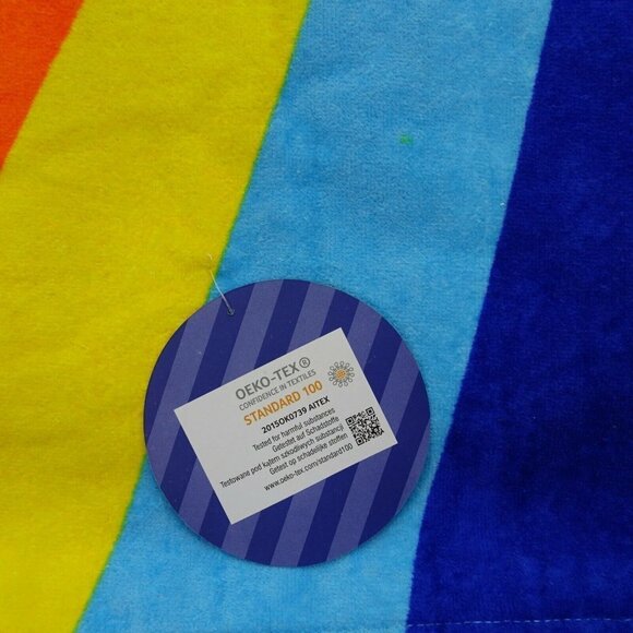 Cynthia Rowley PRIDE Beach Towel 36x70  Rainbow 🌈Oversized Summer NWT - Picture 6 of 9